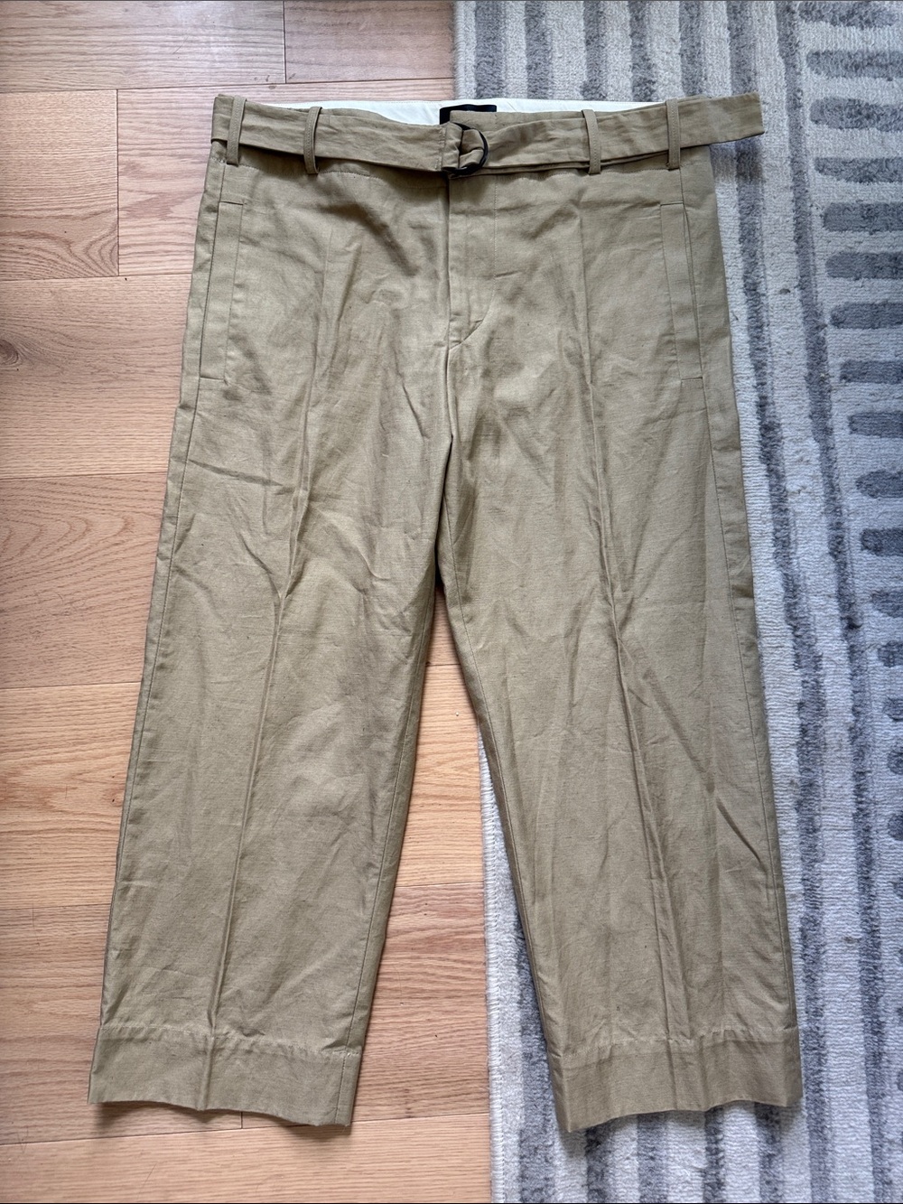 Isabel Marant belted cropped trouser 40/Large